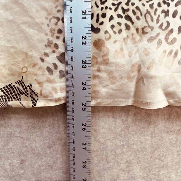 Camisole 100% Silk Leopard Print, Large - Picture 6 of 6